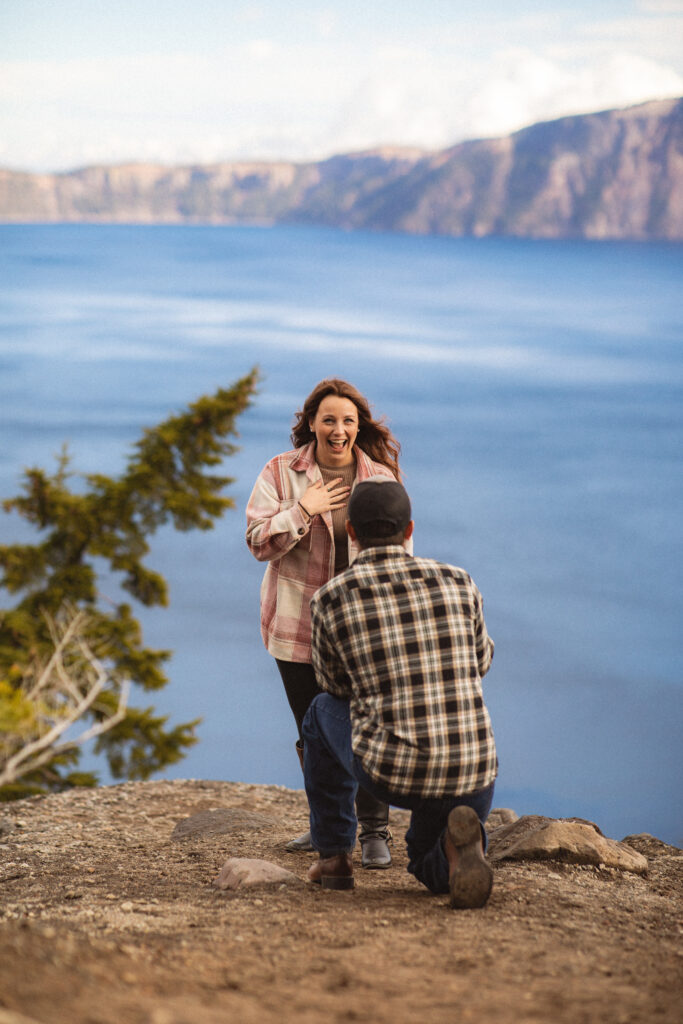 Proposal at Crater Lake National Park