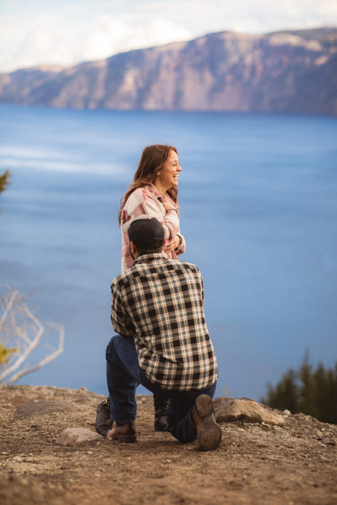 Proposal at Crater Lake National Park