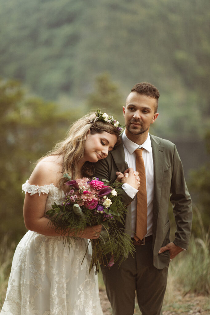 Mount Tammany Sunset Elopement