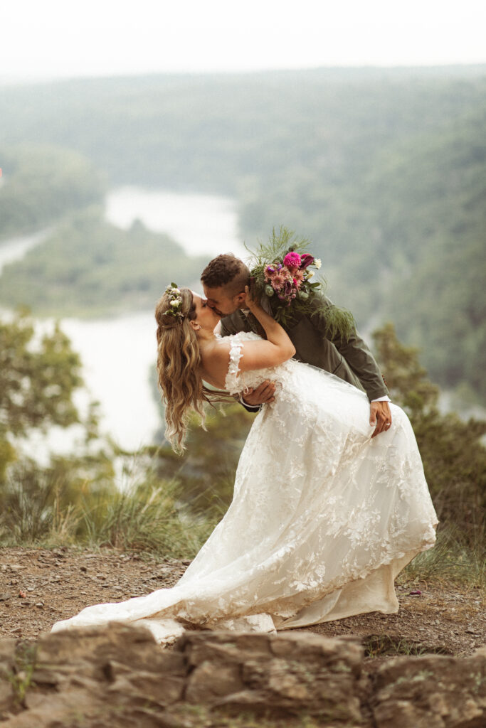 Mount Tammany Sunset Elopement