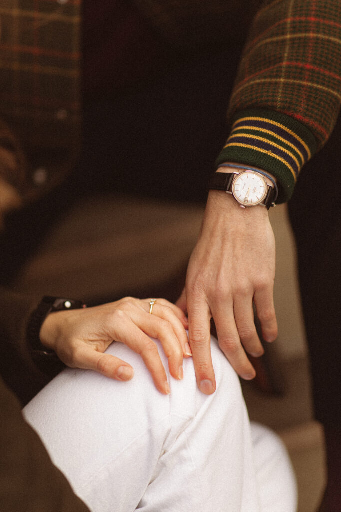 Princeton University Engagement Session in the autumn