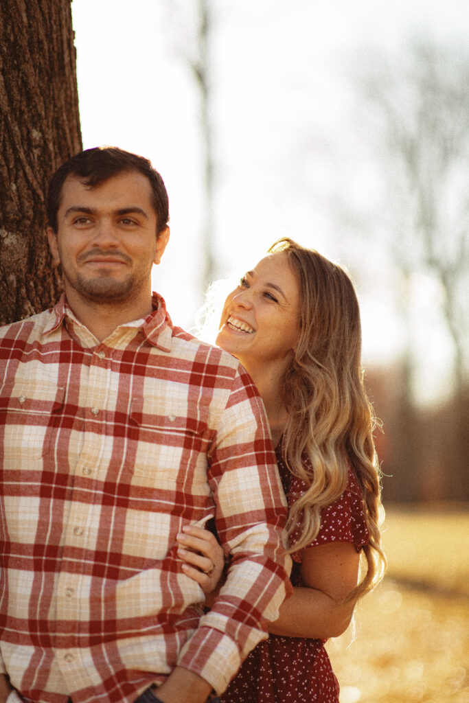 Vintage Autumn Engagement Session at Thompson Park, NJ