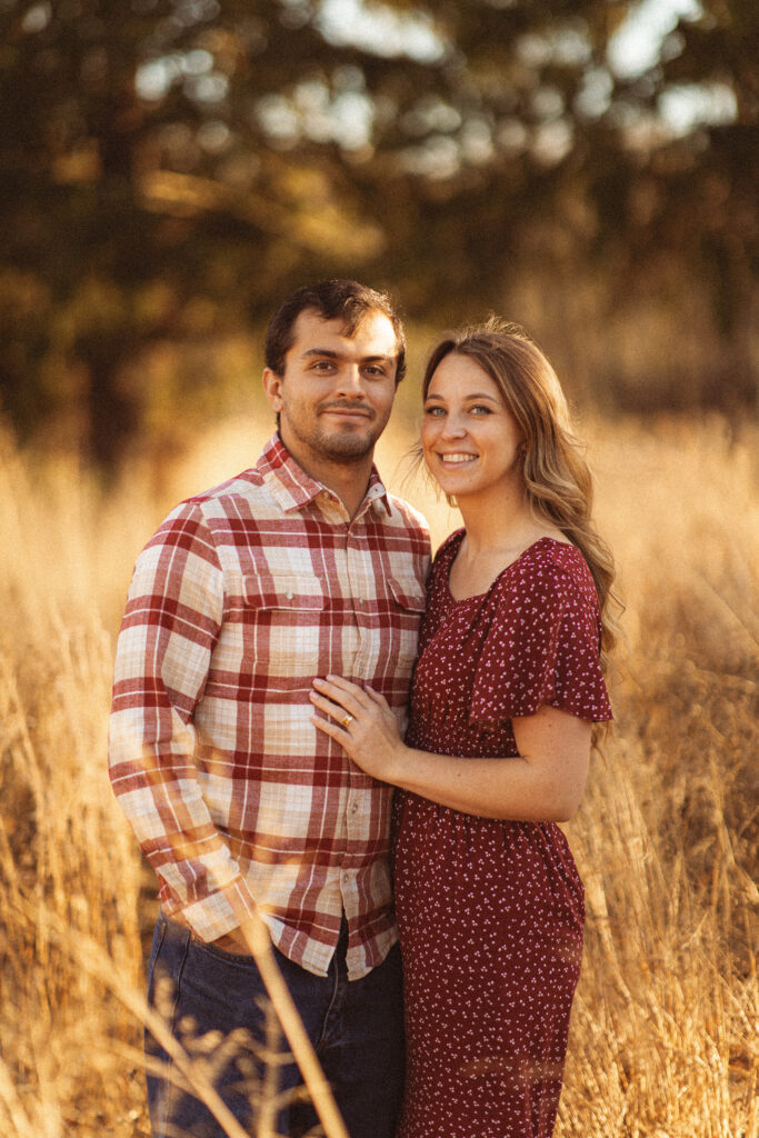 Vintage Autumn Engagement Session at Thompson Park, NJ